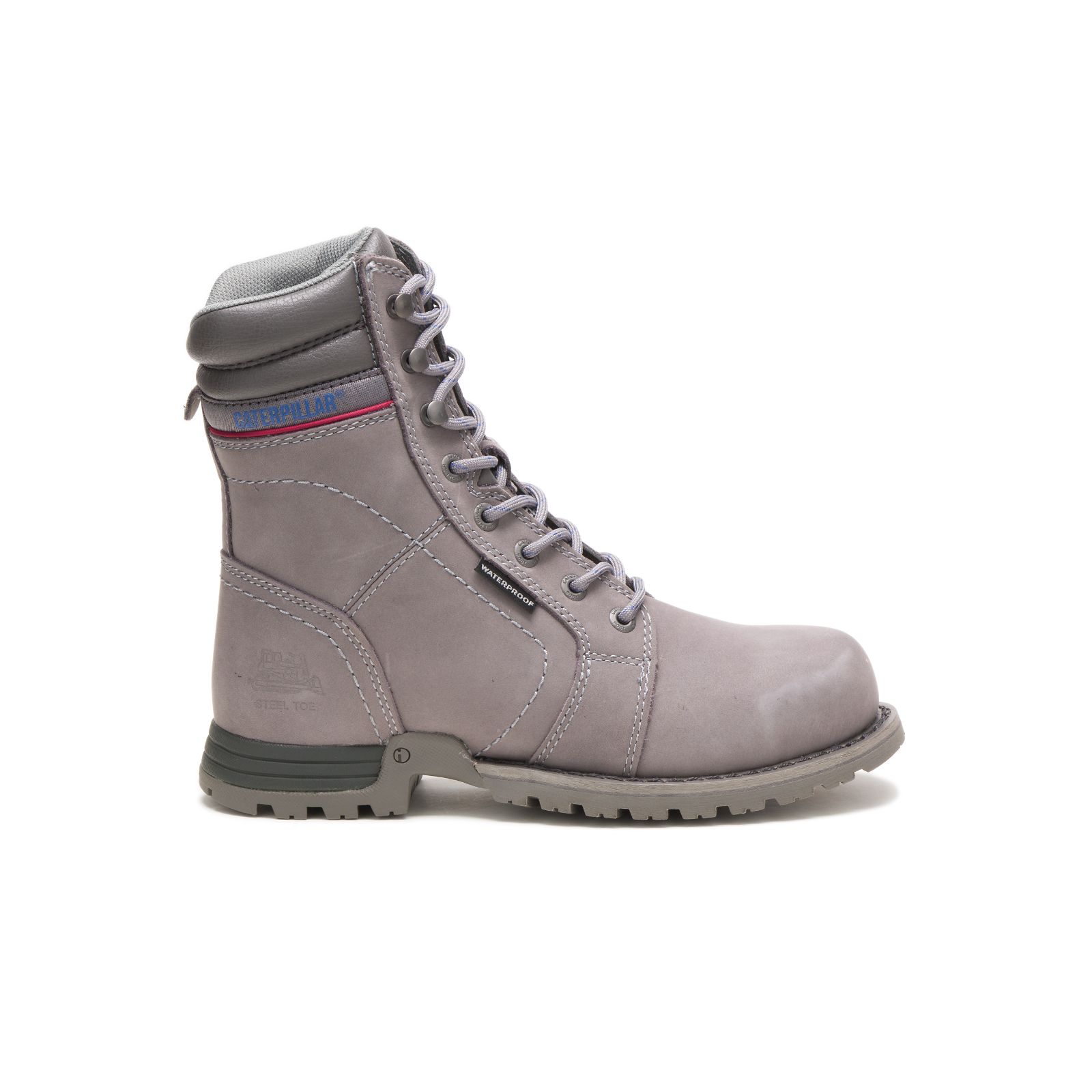 Caterpillar Echo Waterproof Steel Toe Philippines - Womens Work Boots - Grey 98563WUCR